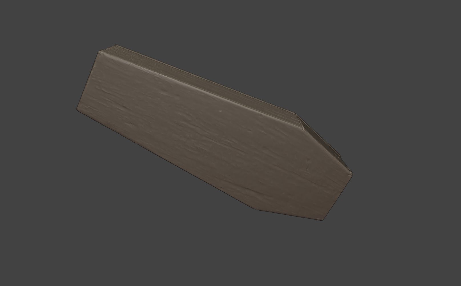 Coffin wooden 3D print model_10