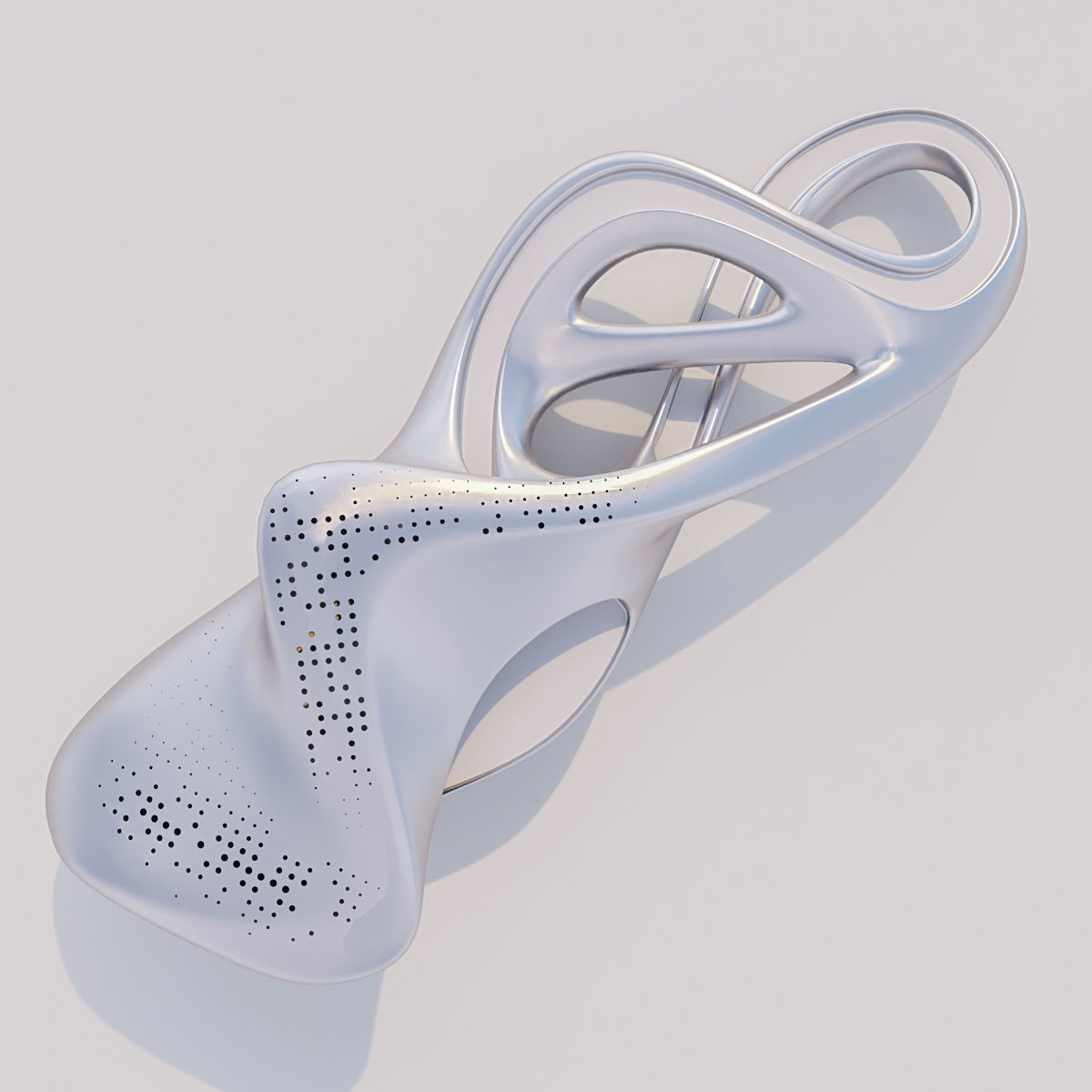 Futuristic building 22 3D model_1