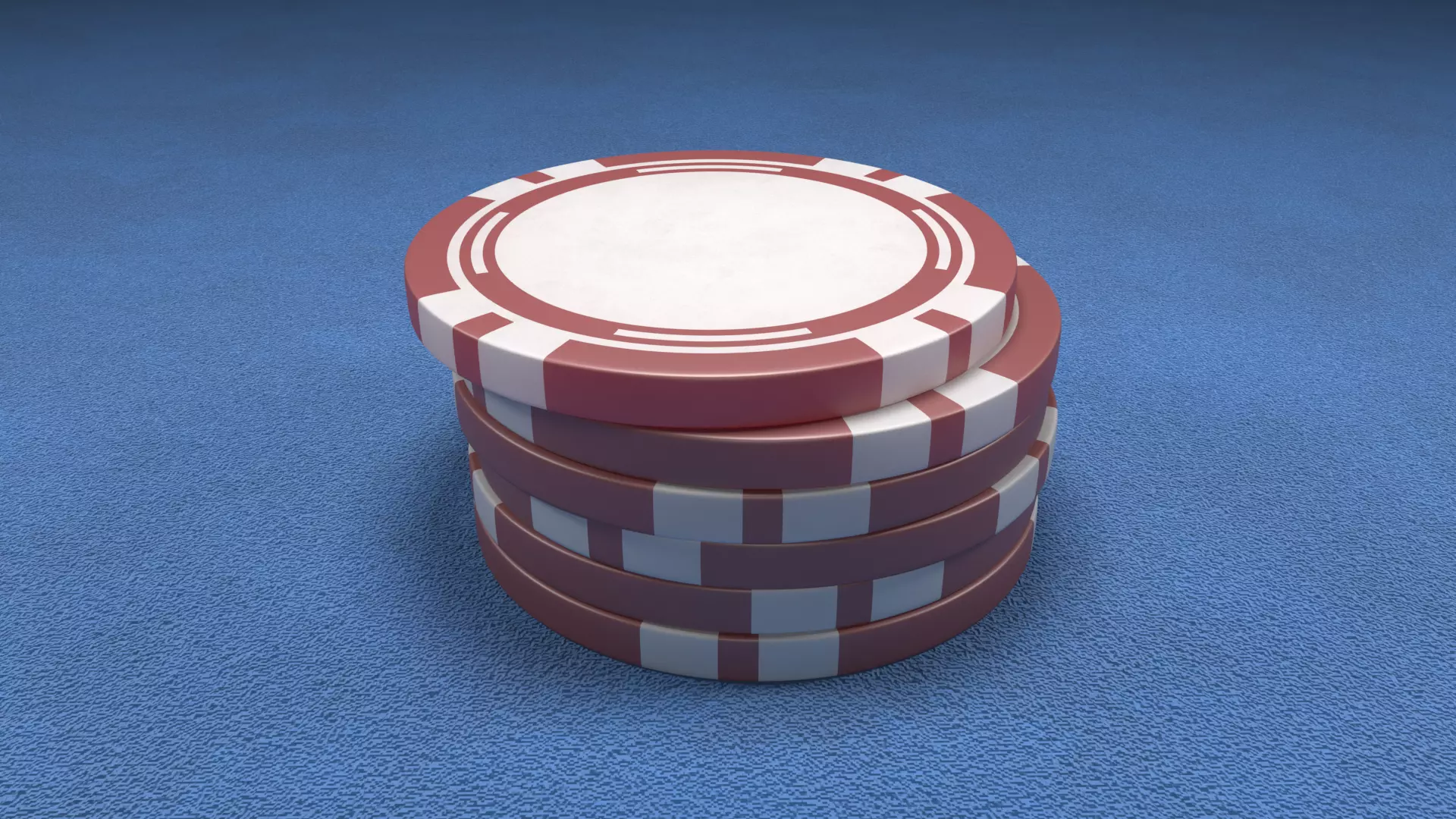 Casino Chip Red Poker Chip 3D model