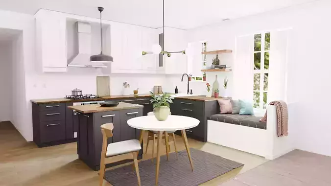 small organized kitchen 2021 style 