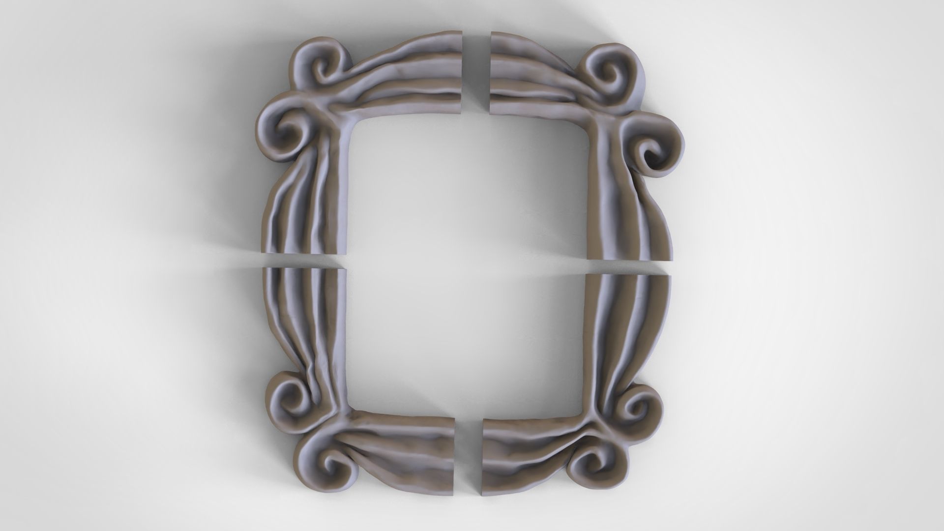 FRIENDS Peephole frame 3D print model_2