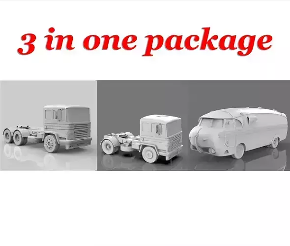 pegaso cod pegaso truck 4x4 and 6x6 3D print model 3D print model