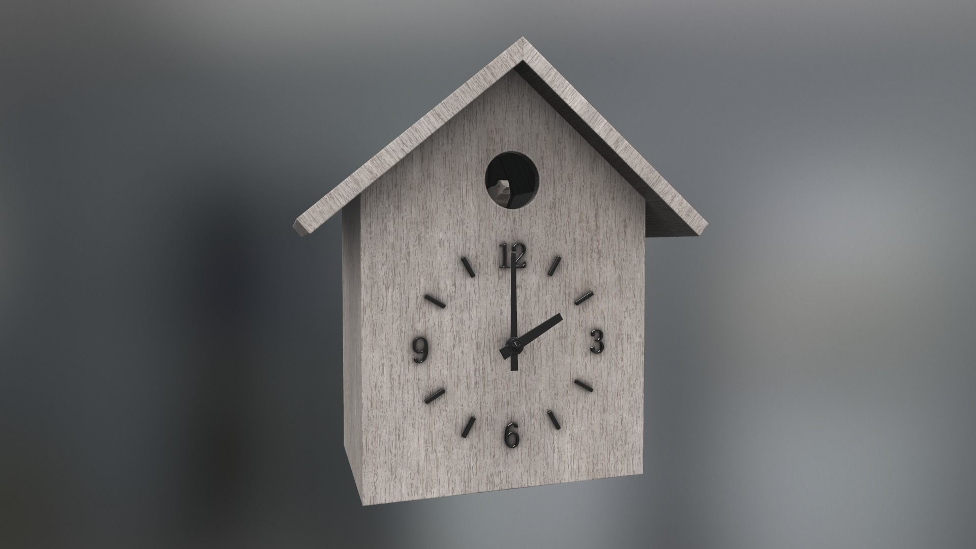 3D model CuckooClock VR / AR / lowpoly animated CGTrader
