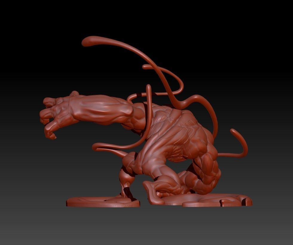 VENOM - ACTION POSE - 3D print model_3