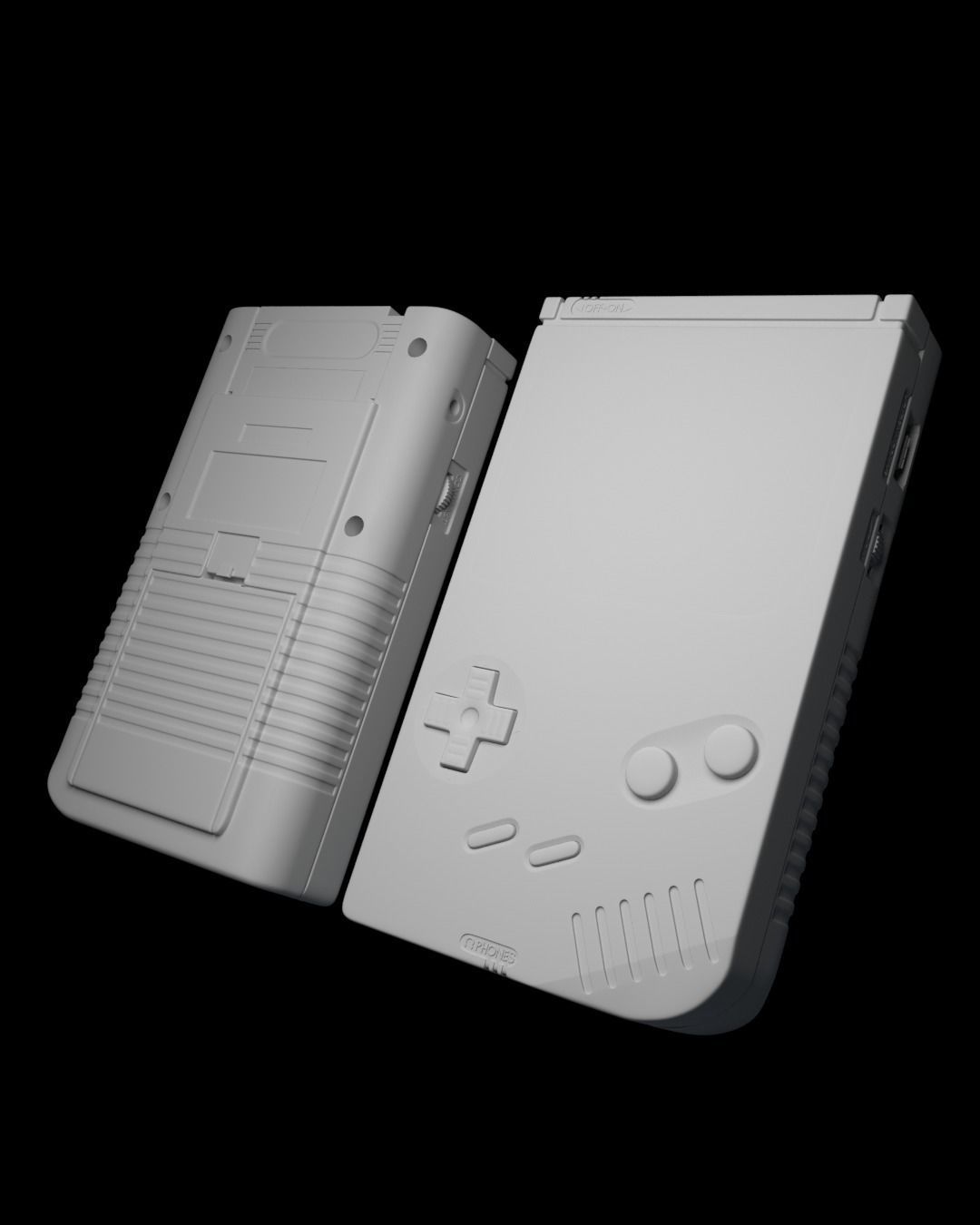 Game Boy Free 3D model_2
