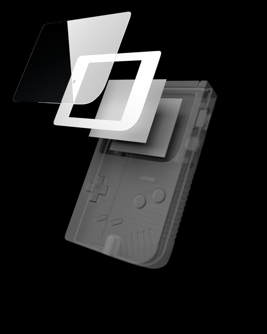 Game Boy Free 3D model_3