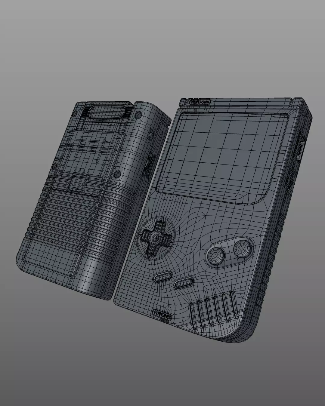 Game Boy Free 3D model_0