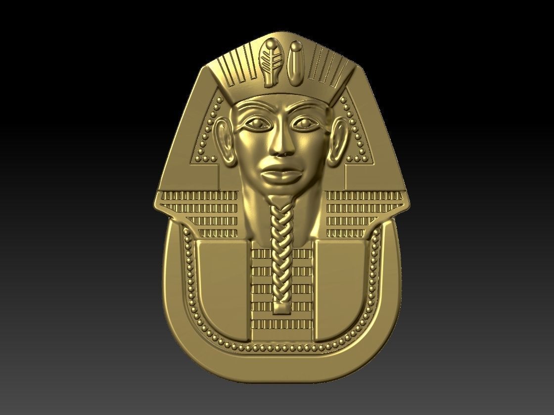 pharaoh tutankhamun  Egypt 3d print model  3D print model_2