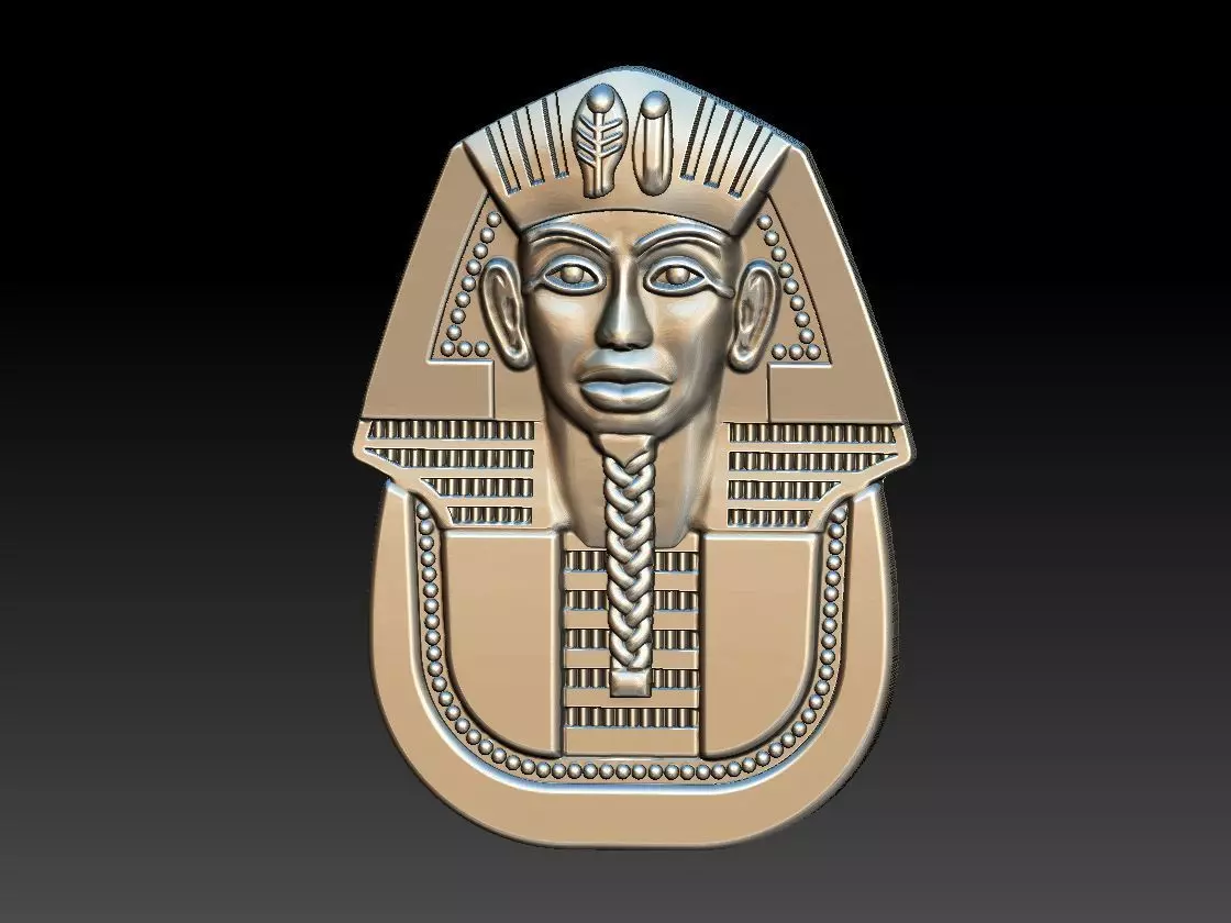 pharaoh tutankhamun  Egypt 3d print model  3D print model_0