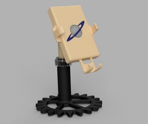 SELF GRIPPER ADJUSTABLE PHONE HOLDER WITH BALL JOINT 3D print model