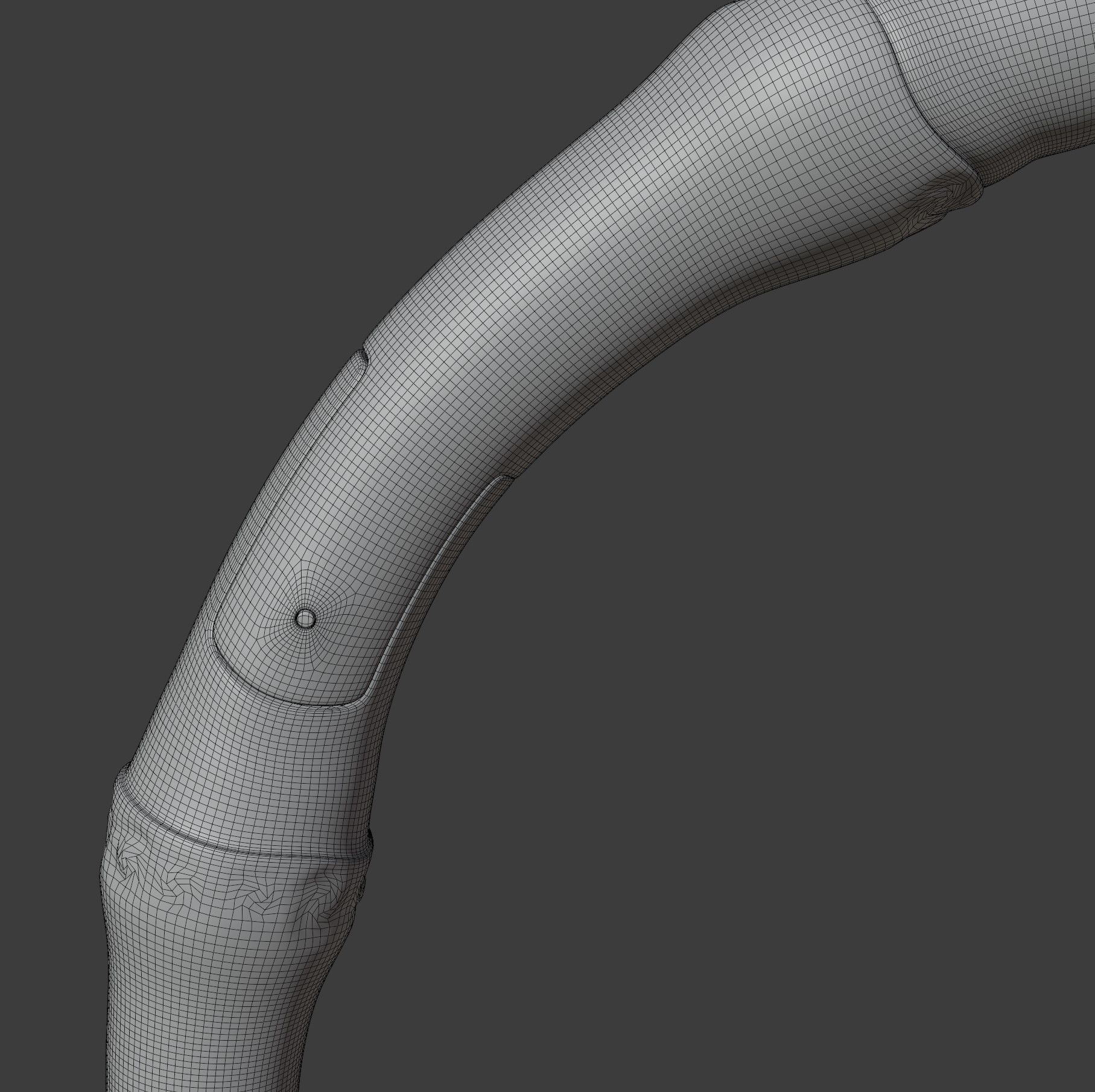 Bamboo Necklace 3D model_6