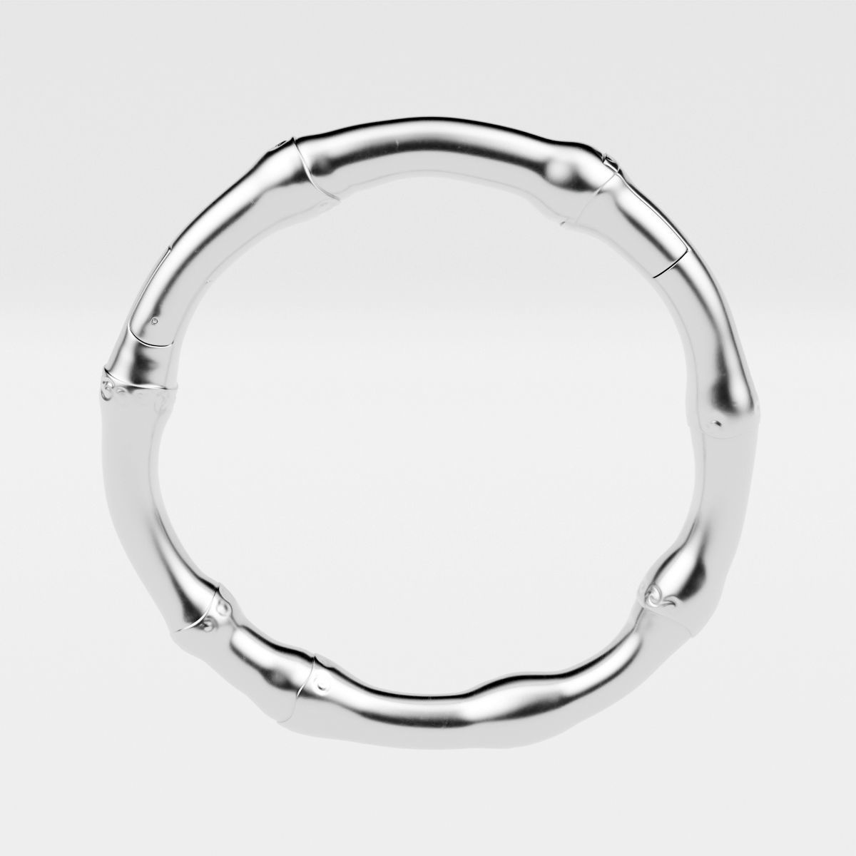 Bamboo Necklace 3D model_5