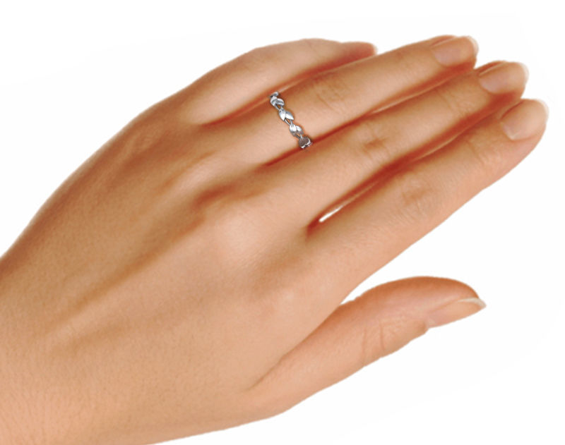 Leaves Floral Wedding band ring 3dmodel Own design 3D print model_17