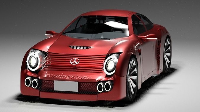 roming stone mercedes proposal model 3D model