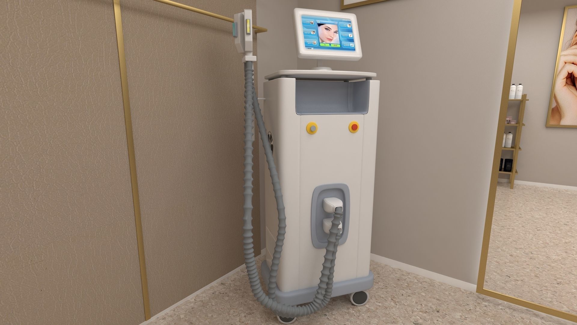 Beauty clinic 3D model Low-poly 3D model_5