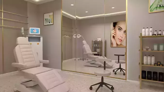 Beauty clinic 3D model