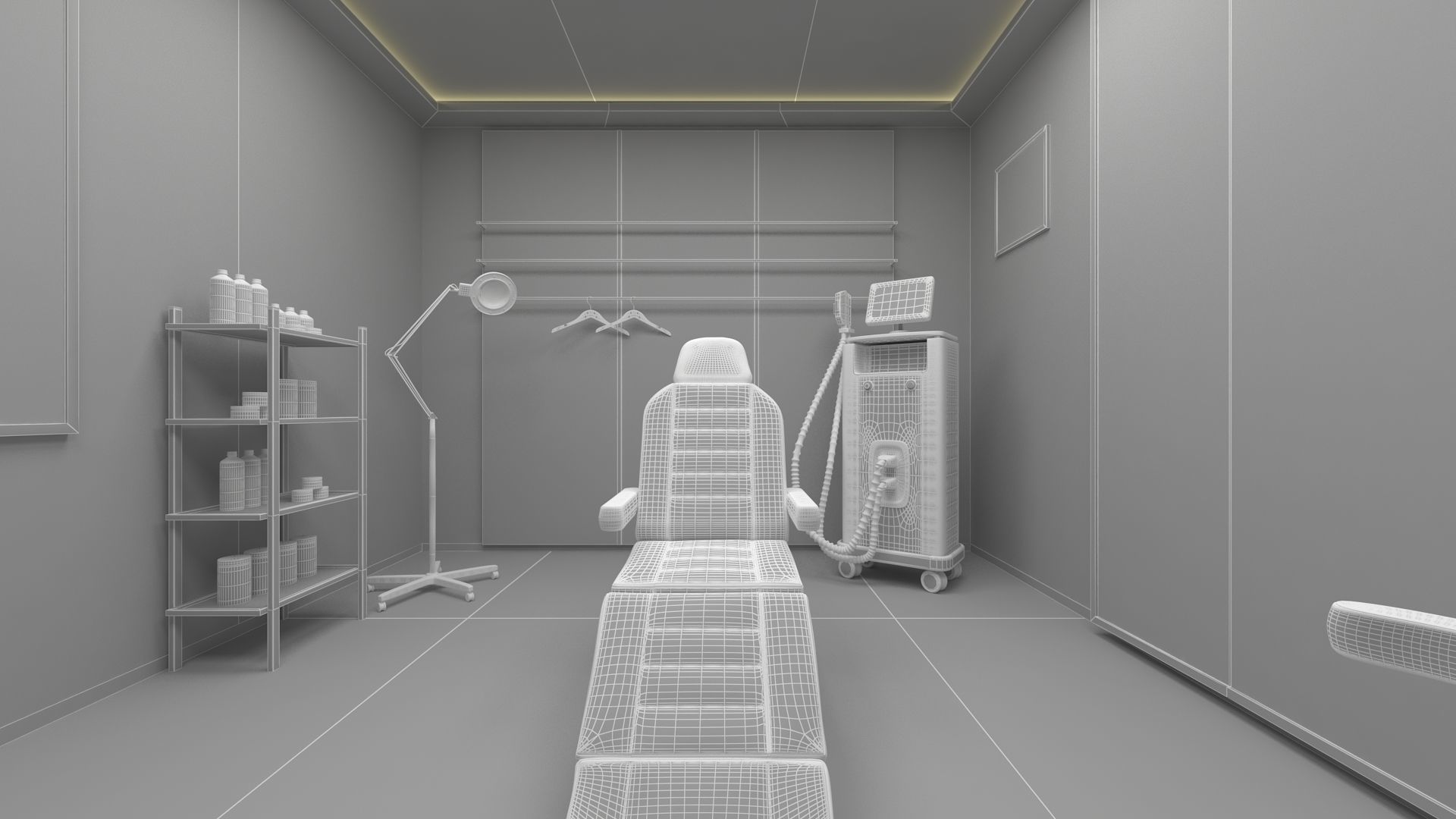 Beauty clinic 3D model Low-poly 3D model_6