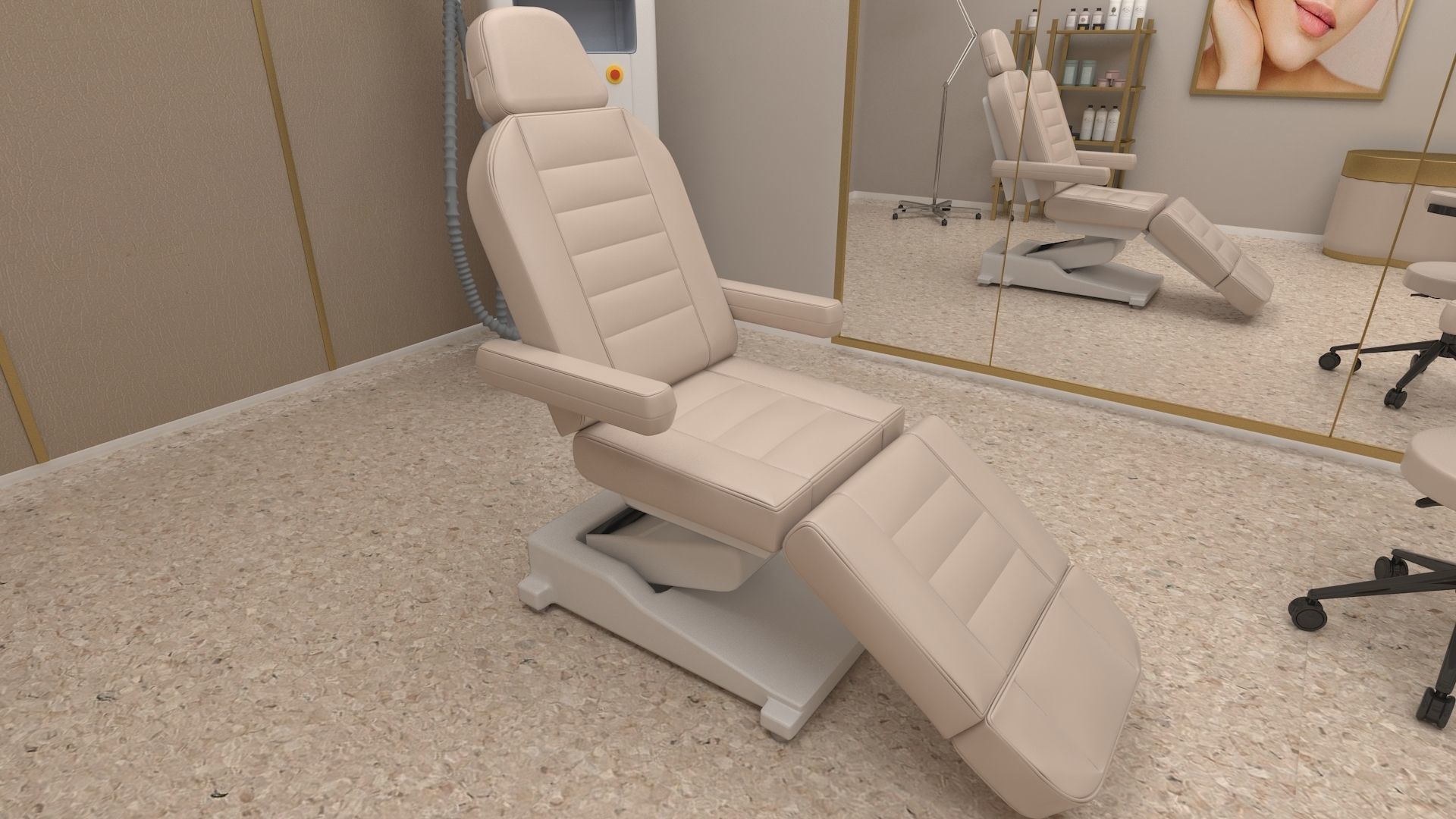 Beauty clinic 3D model Low-poly 3D model_4