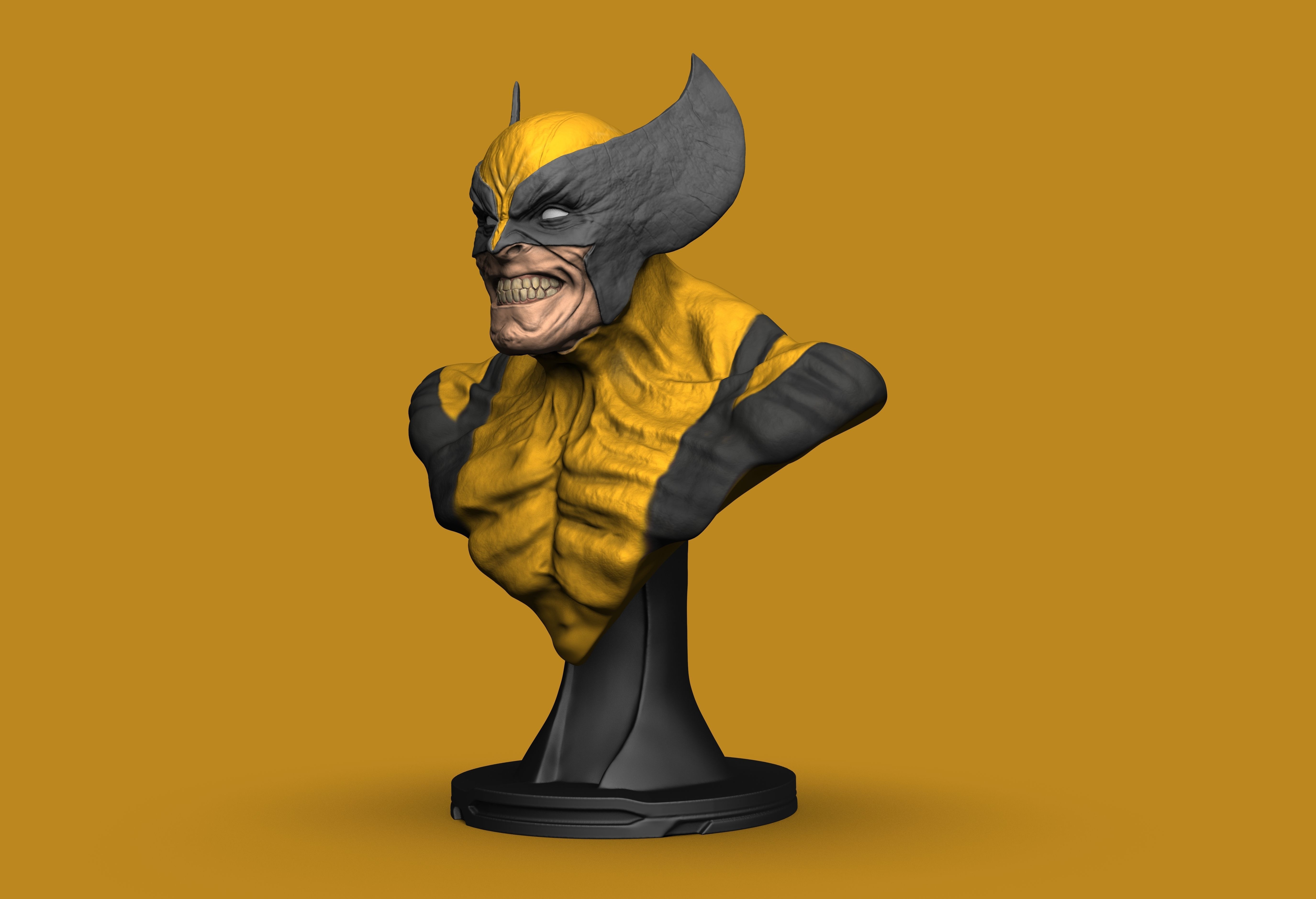 Wolverine 3D model 3D printable | CGTrader