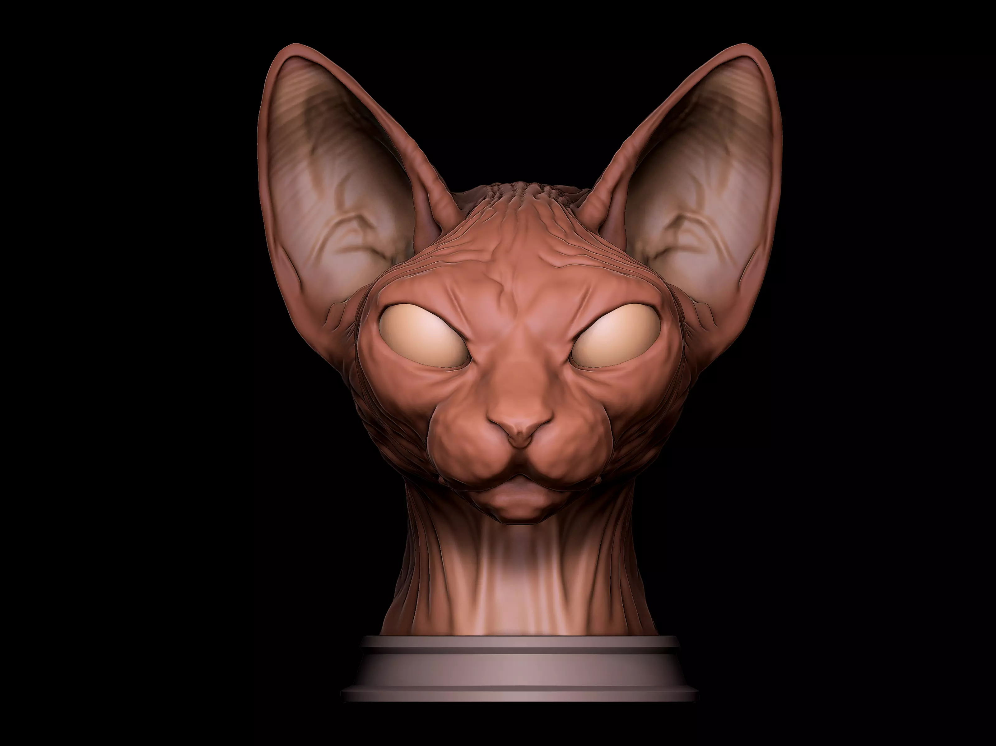 Sphynx Cat 3D Print Model 3D print model_0