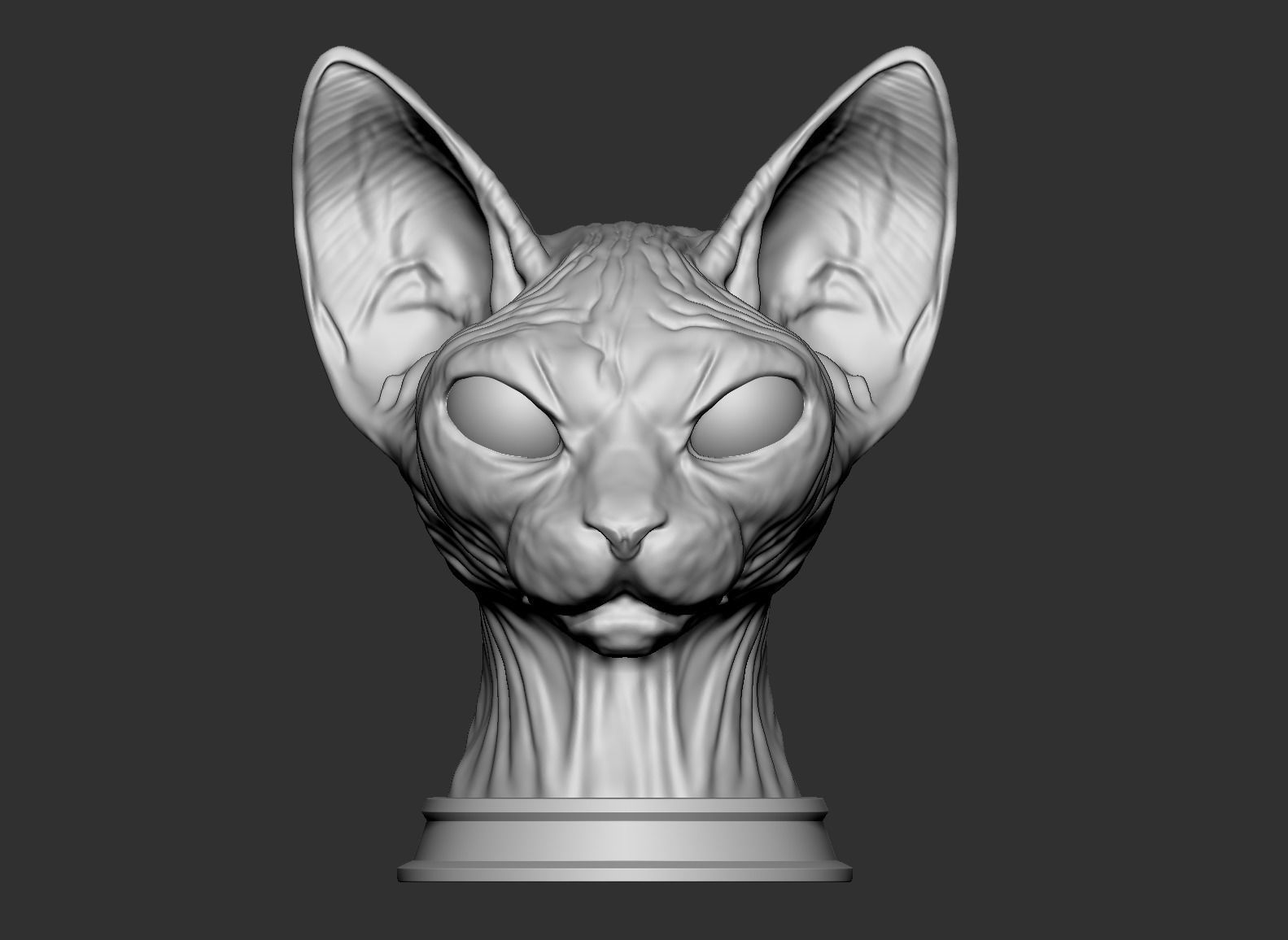 Sphynx Cat 3D Print Model 3D print model_2