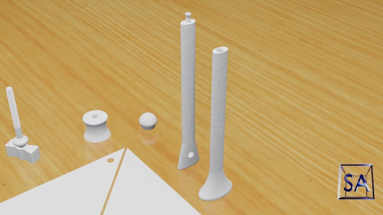 Printable Windmill Spinner Toy for Kids 3D print model_10