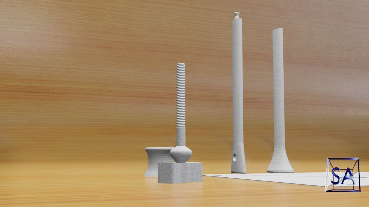 Printable Windmill Spinner Toy for Kids 3D print model_15