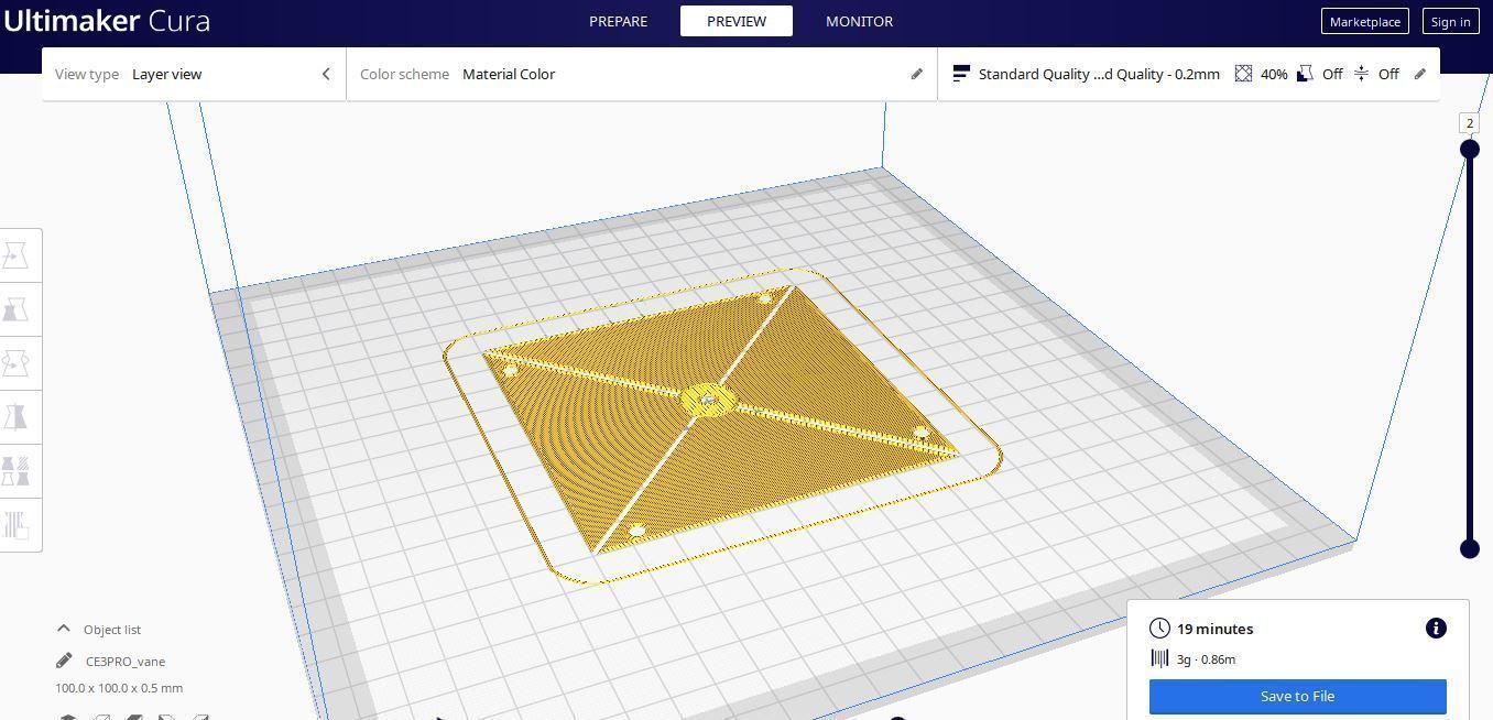 Printable Windmill Spinner Toy for Kids 3D print model_27