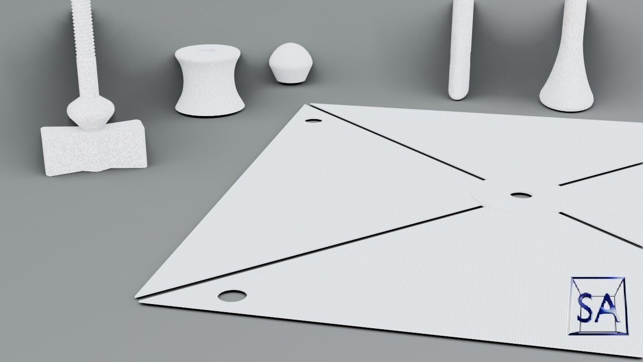 Printable Windmill Spinner Toy for Kids 3D print model_21