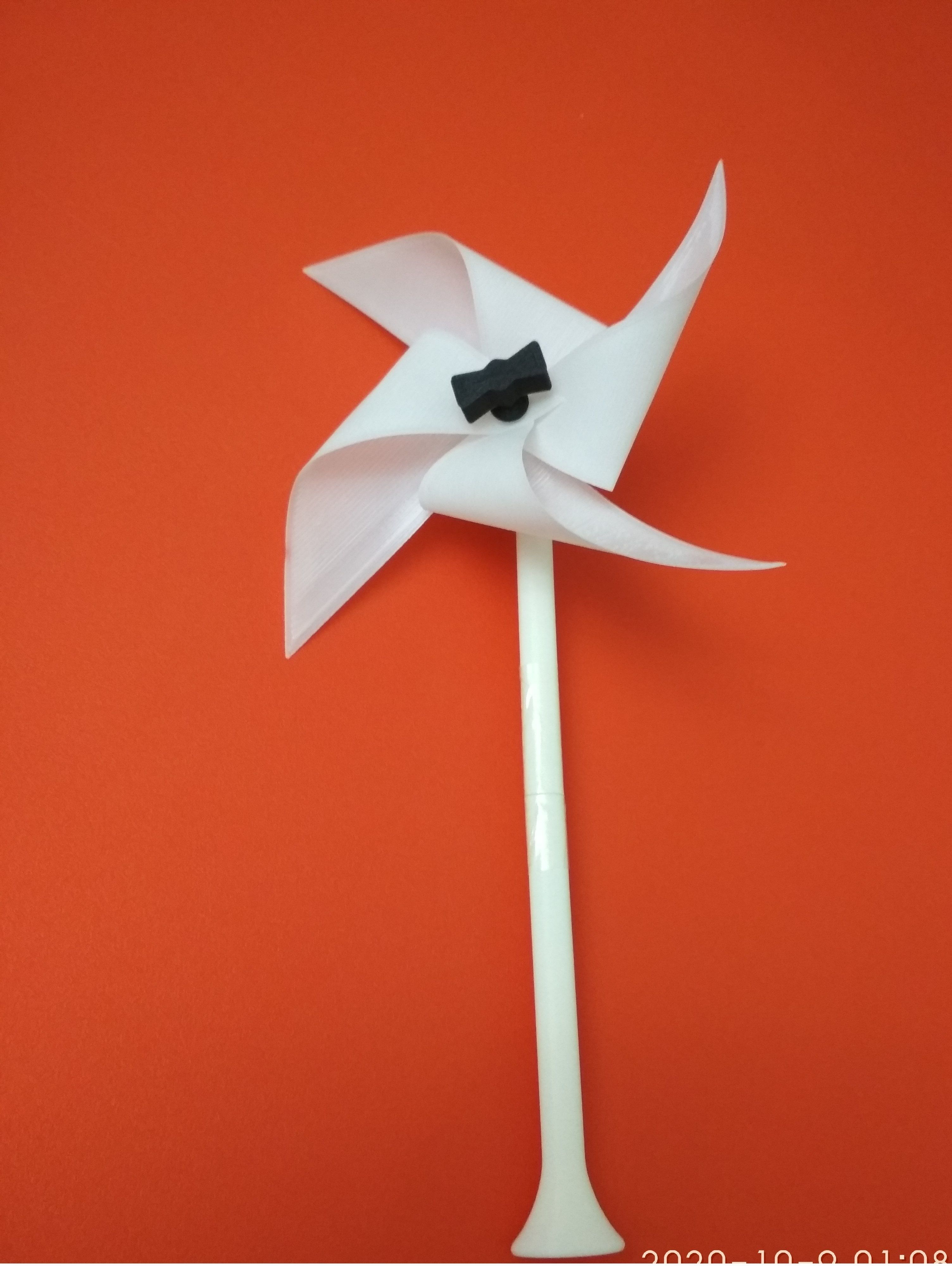 Printable Windmill Spinner Toy for Kids 3D print model_1