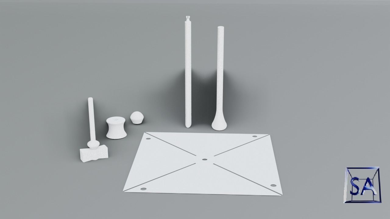 Printable Windmill Spinner Toy for Kids 3D print model_19