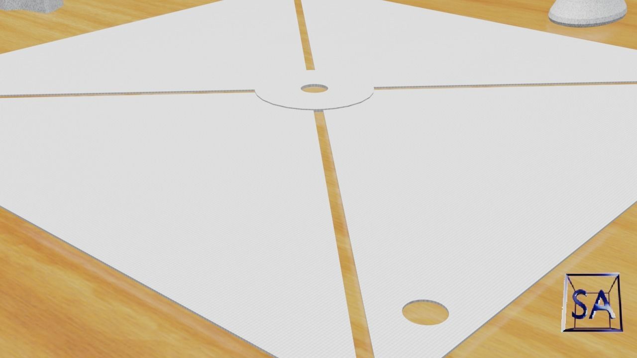 Printable Windmill Spinner Toy for Kids 3D print model_9