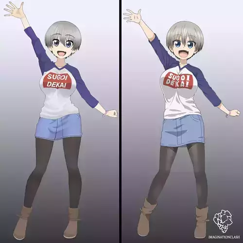 Uzaki Hana 3D model
