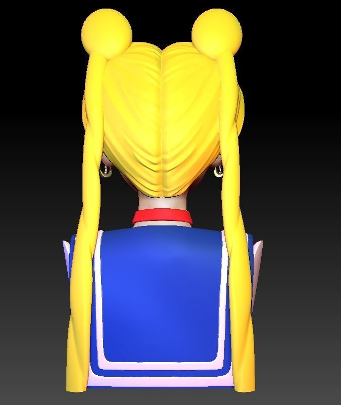 Bust - Sailor Moon 3D print model 3D print model_3