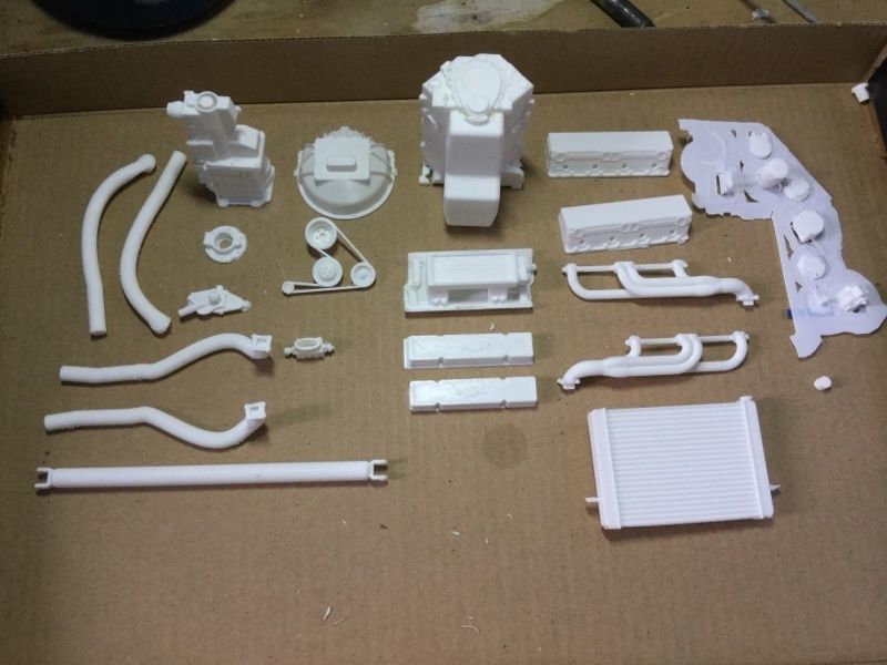 1-12 scale Chevrolet engine and transmision 3D print model_3