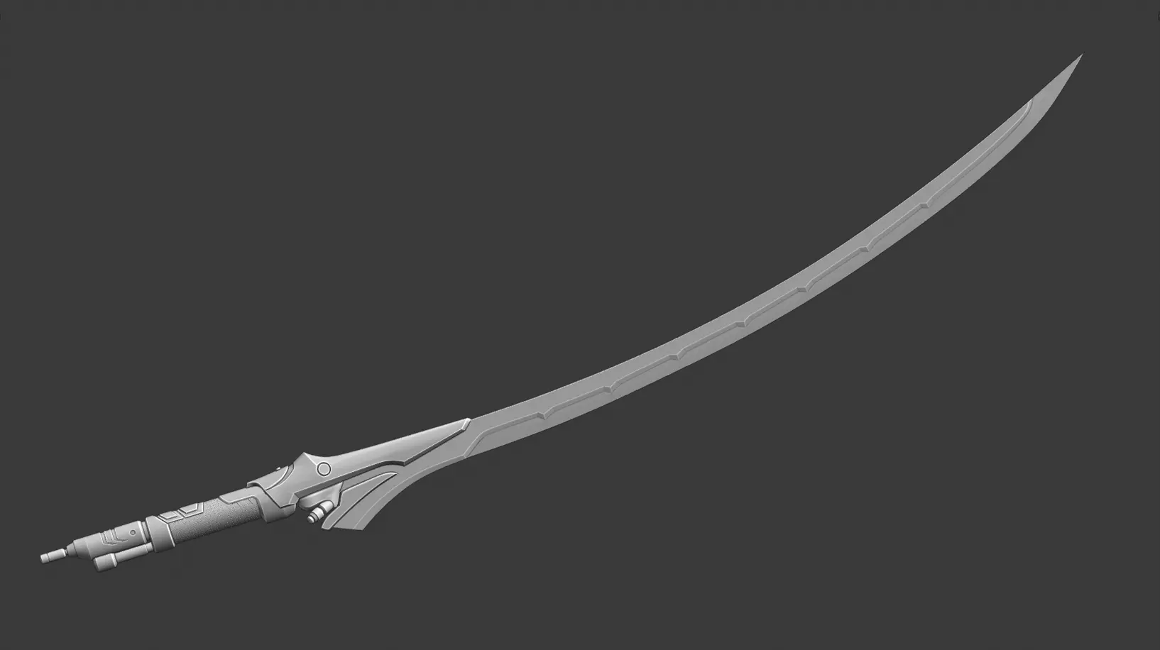 Genji Blackwatch sword 3D print model
