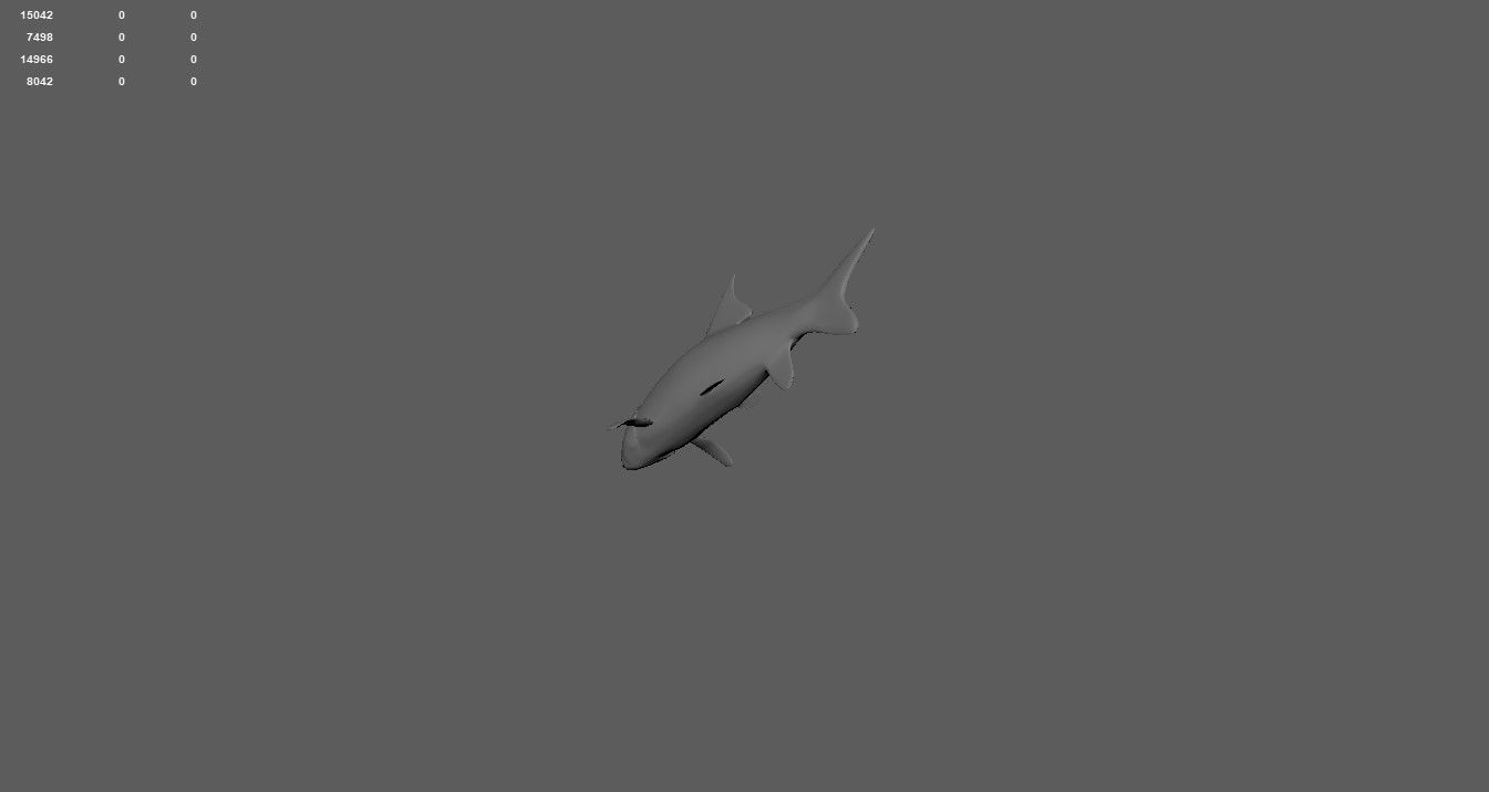 Cartoon Fish Low-poly 3D model_6