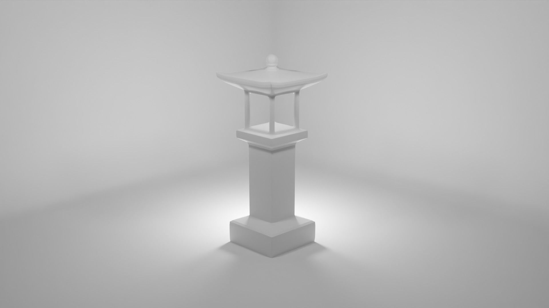 Asian Shrine Free 3D model_2