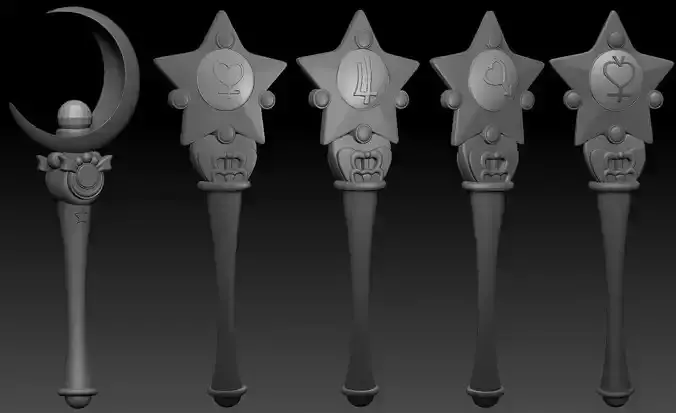 Sailor scouts scepters From the Inner Senshi PACK