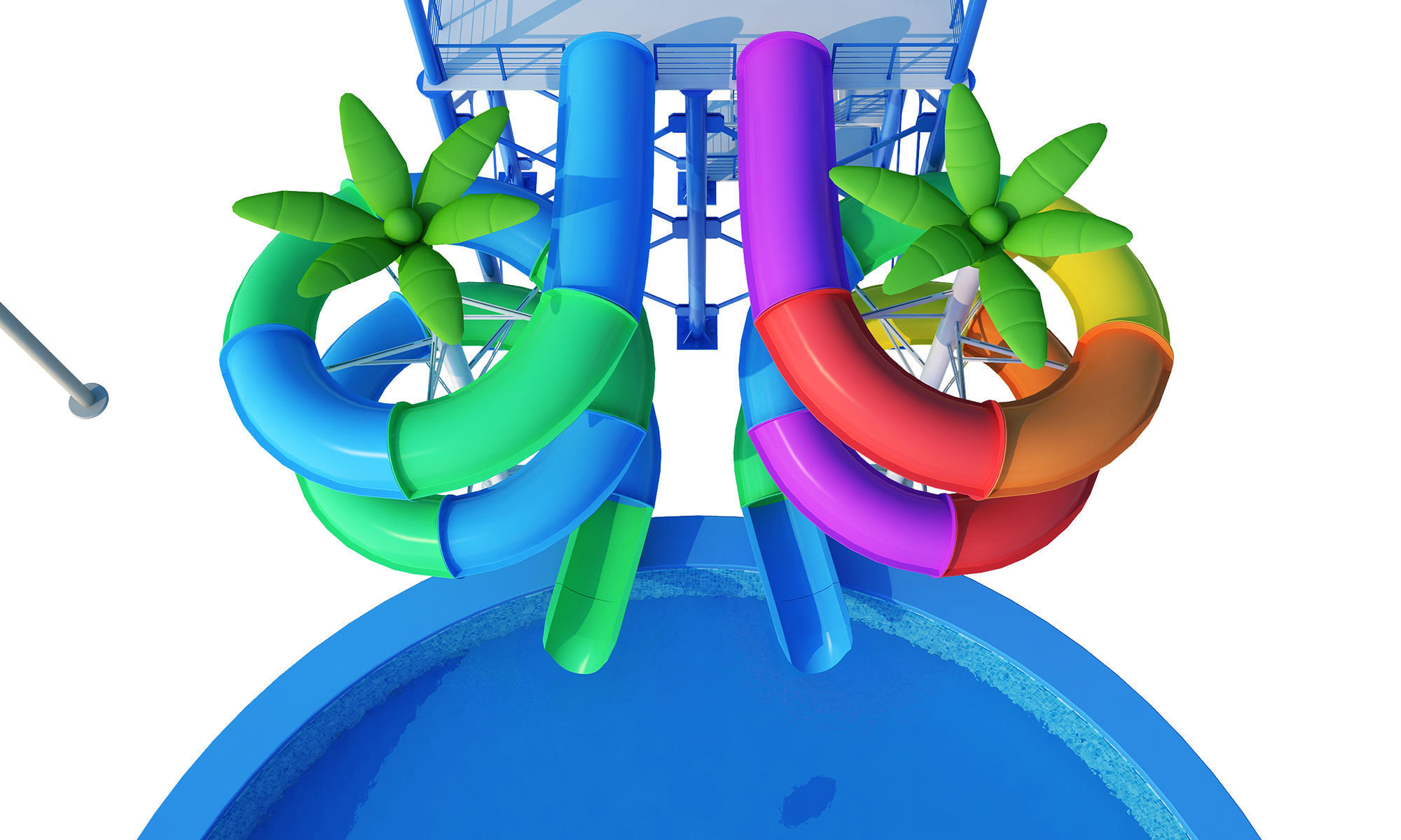 Water Slides 3D model_10