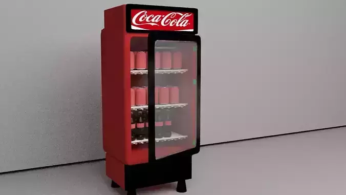 Refrigerator 3D COCA Model