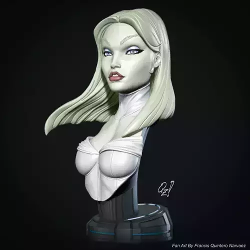 Campbells Emma Frost Bust 3D print model