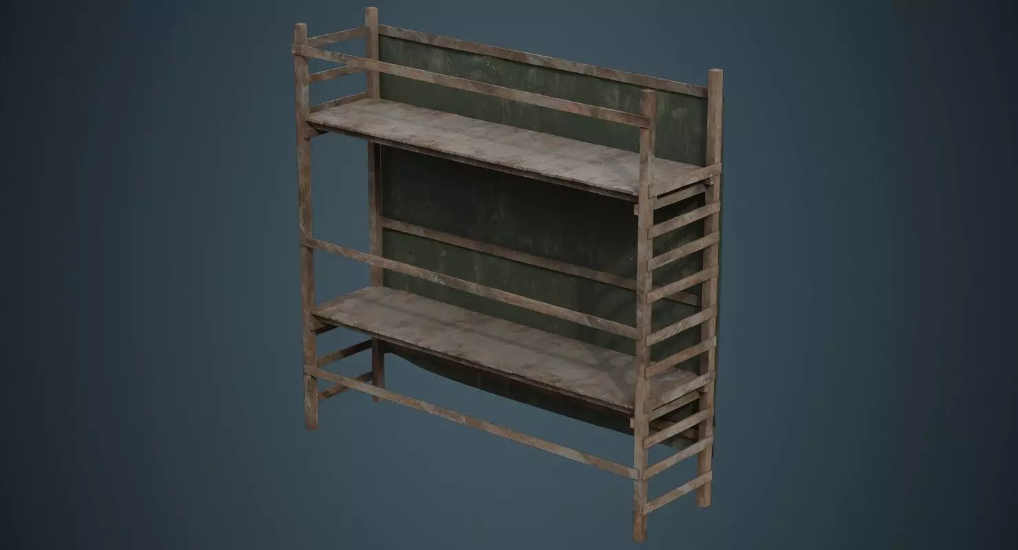 Scaffold 3B Low-poly 3D model_0