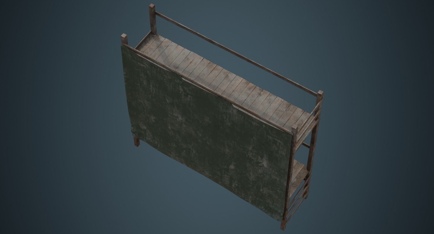 Scaffold 3B Low-poly 3D model_2