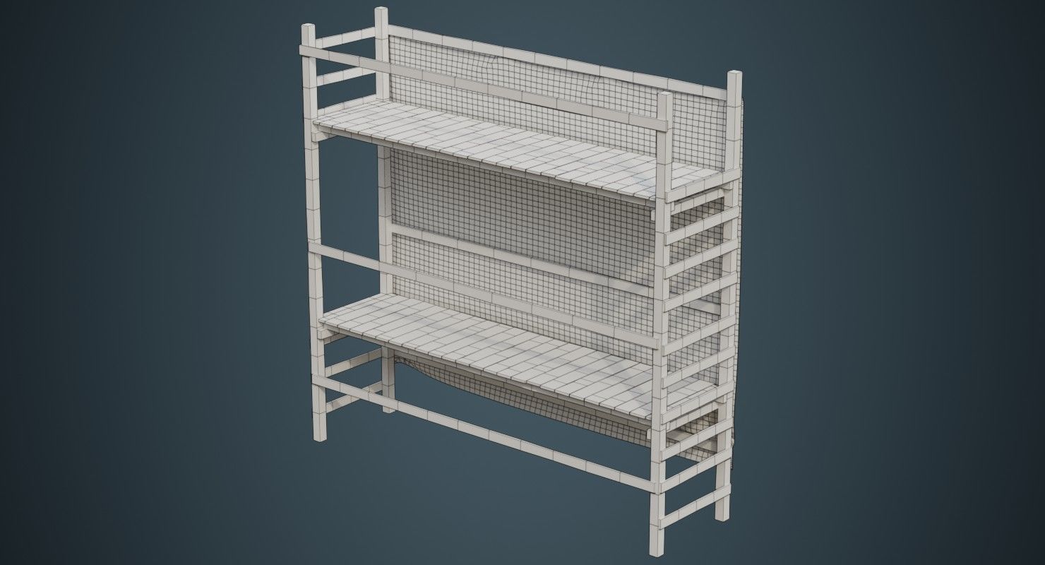 Scaffold 3B Low-poly 3D model_7