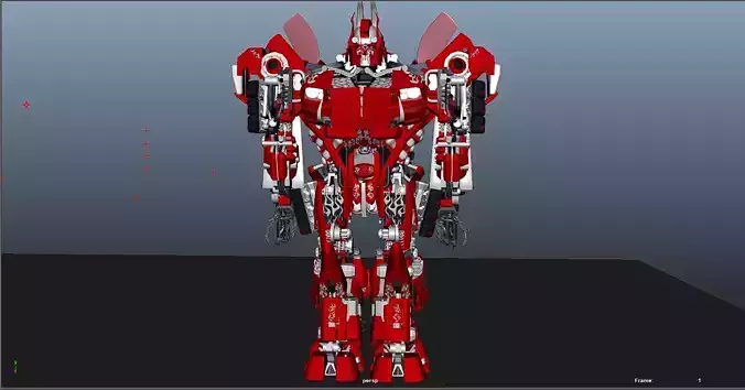 Transformers mustang 3D model