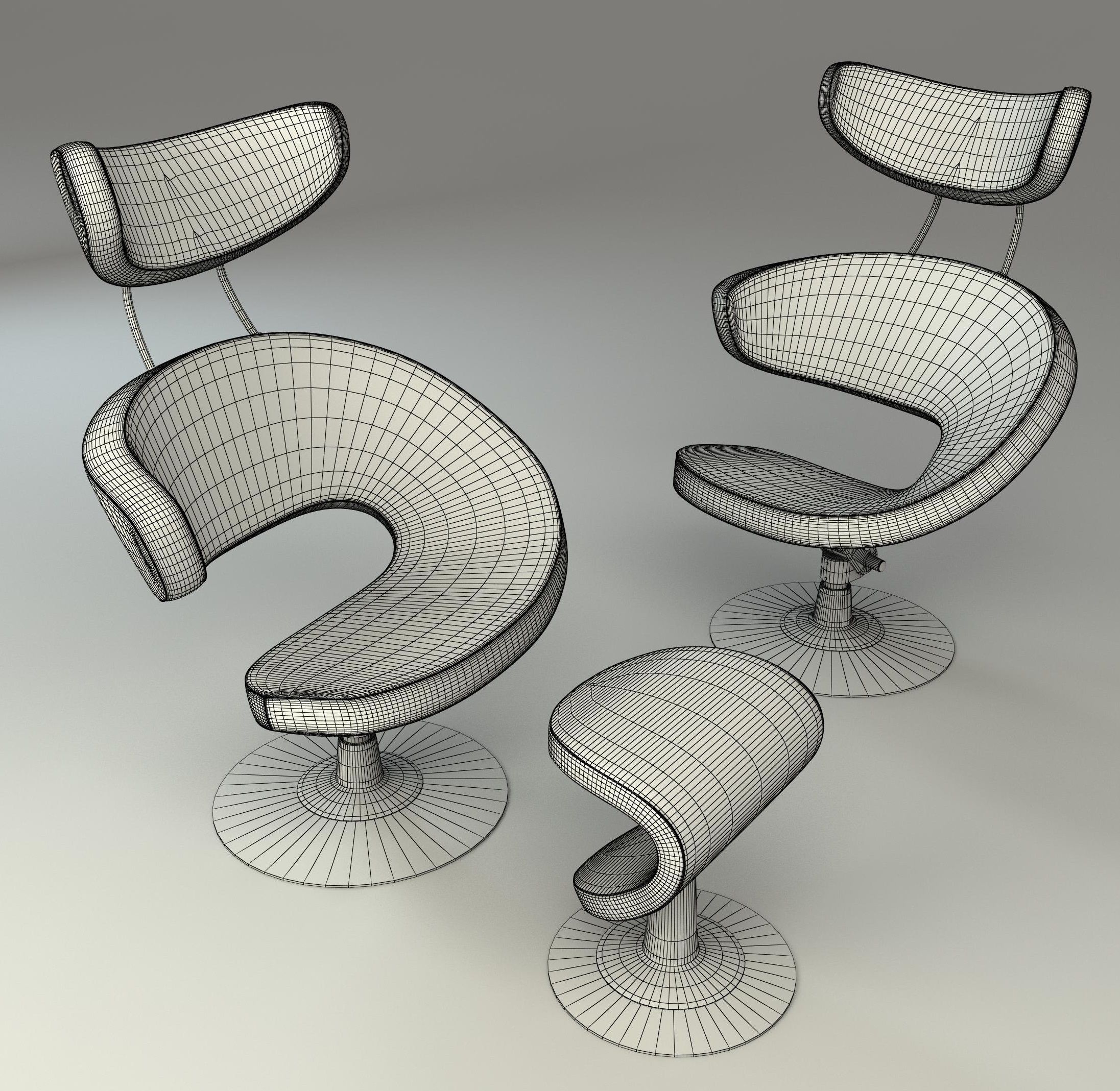 chair Varier Peel 3D model_7