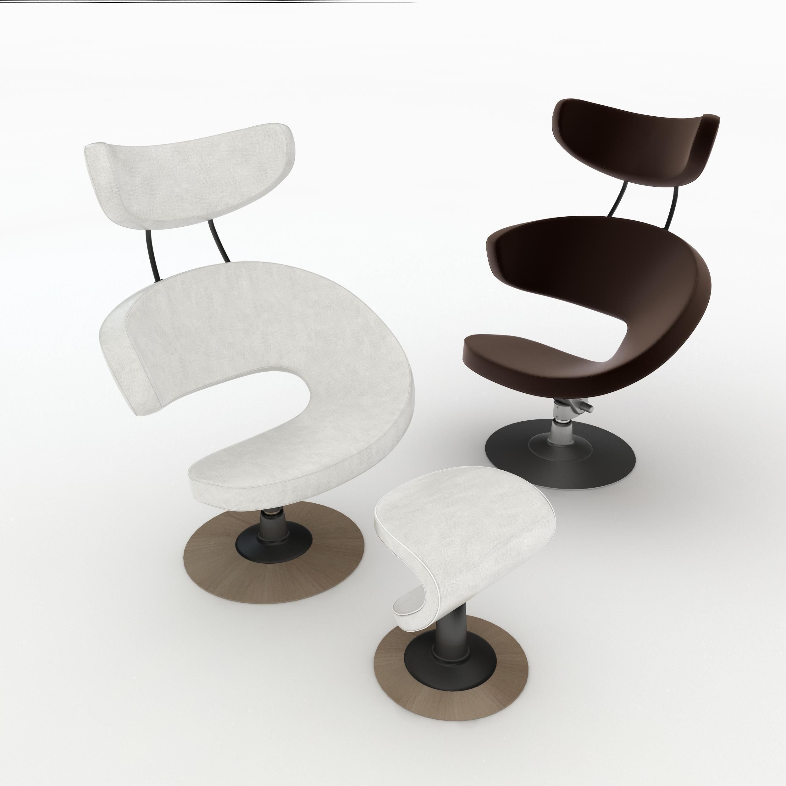 chair Varier Peel 3D model_2