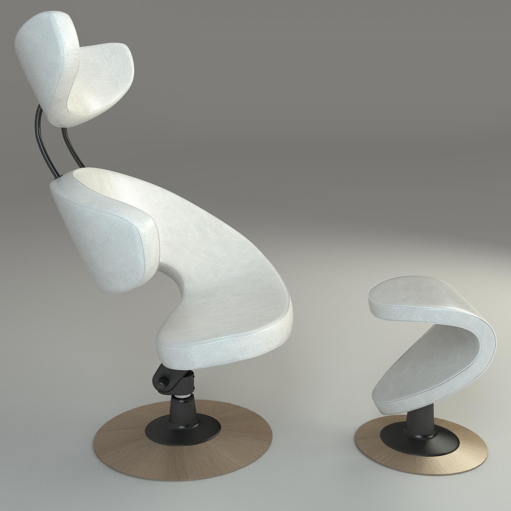 chair Varier Peel 3D model_5