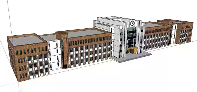 Office-Teaching Building-Canteen 02